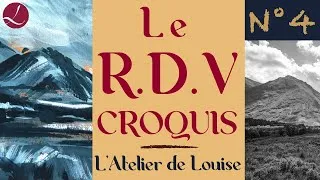 Miniature : 4ème R.D.V Croquis / paysages à la gouache / Croquis chronométrés 🎨