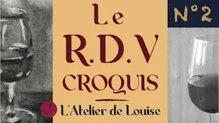 Miniature : 2ème R.D.V Croquis / Vous dessinez pendant la vidéo ! Croquis chronométrés 🎨