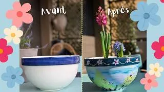 Miniature : DIY Upcycling : Customisation pots de fleurs ! 🌸 Rediffusion Twitch