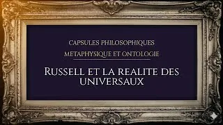 Miniature : Russell et la realite des universaux