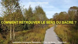 Miniature : Comment retrouver le sens du sacré ?