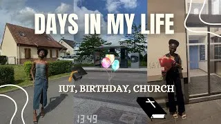Miniature : Weekly vlog: Exam à l’IUT + Birthday + église + soutenance