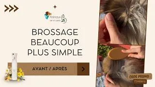 Miniature : Spray Démêlant Animaux Vie et Santé : résultat sur le poil de mon Spitz 🐾 : 100% #pomeranian #chien