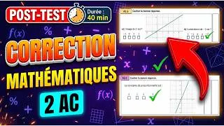Miniature : 📝 Correction Post-Test Mathématiques 2AC (Nombres, Algèbre & Fractions)