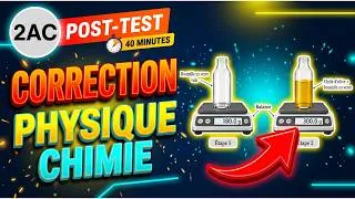 Miniature : 📝 Correction Complète : Post-Test Physique Chimie 2AC