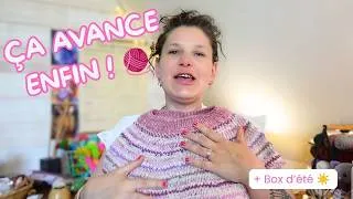 Miniature : 🧶 Podcast Tricot | Avancées sur mes encours & découverte d'une box d'été ☀️
