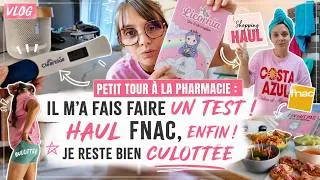 Miniature : ⌜VLOG⌝Un tour à la Pharmacie: Il m'a fais faire un test! HAUL Fnac, Enfin ! Je reste Bien Culottée 😵