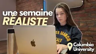 Miniature : une semaine RÉALISTE dans ma vie à Columbia (master thesis edition) 👩🏻‍🔬