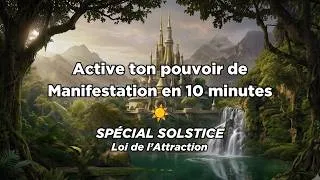 Miniature : 10 MIN POUR MANIFESTER : Active ta plus haute fréquence (Spécial Solstice d'été ☀️🌸)