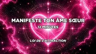 Miniature : MANIFESTE TON ÂME SOEUR 💕 12 minutes visualisation guidée (méditation)