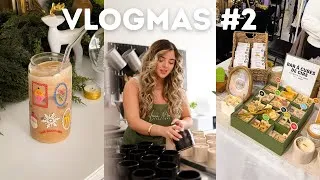 Miniature : VLOGMAS #2 | Préparez-vous pour un marché de Noël avec moi + haul de mes achats 🕯️🛒
