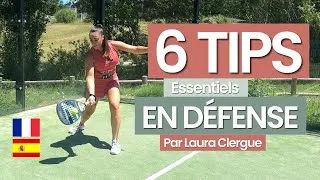 Miniature : 6 TIPS EN DEFENSE AVEC VITRE : LECTURE TRAJECTOIRE, POSITION, PREPARATION, GESTE Laura Clergue Padel