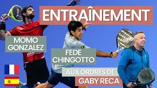 Miniature : ENTRAINEMENT FEDE CHINGOTTO & MOMO GONZALEZ : CONSEILS GABY RECA, TRAVAIL EN EQUIPE  - Clergue Padel