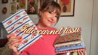 Miniature : Comment recouvrir un carnet de tissu 📗🌸✂️ ✨