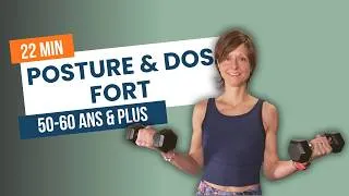 Miniature : 22 MIN SPÉCIAL HAUT DU CORPS – Posture Parfaite & Dos Fort | Femmes 50, 60 Ans et Plus