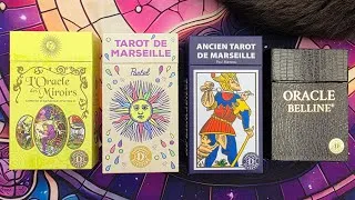 Miniature : 🔮 4 nouveautées des éditions Dusserre - L'oracle des Miroirs, 2 tarots de Marseille & Belline 🔮