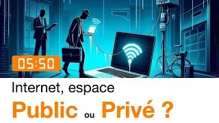 Miniature : Internet, Espace public ou privé ? #5h50 #internet