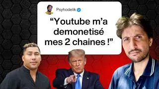 Miniature : PSYHODELIK DÉMONETISÉ PAR YOUTUBE ET L'INFLUENCEUR MOUNIM PLACÉ EN DÉTENTION PROVISOIRE