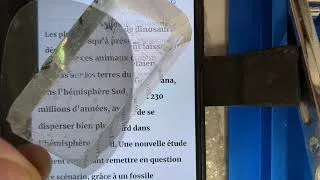 Miniature : Polarisation des rayons ordinaire et extraordinaire