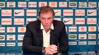 Miniature : Conférence de Montanier et de Laurent Blanc après la rencontre PSG/Rennes