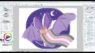 Miniature : Time-Lapse - Drapeau DemiGirl