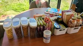 Miniature : Après les courses... il faut tout organiser et ranger dans le van ! #vanlife