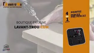 Miniature : Le foret l'Avant-trOu : l'expert du pré-perçage.