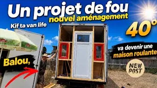 Miniature : Mon nouveau camion reçoit un nouvel aménagement du tonnerre #nomade #vanlife 