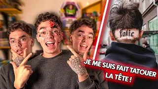Miniature : MON PREMIER TATOUAGE A LA TÊTE ! ( Vlog Lituanie 3/4)