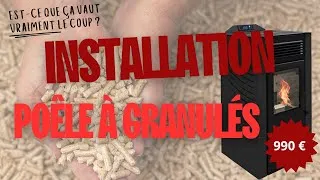 Miniature : Installation d'un poêle à granulés !