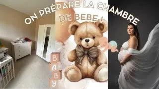 Miniature : VLOG GROSSESSE : Épisode 5 - Préparation de la chambre de bébé ! 🍼✨ | Shopping,déco et montage🤍 