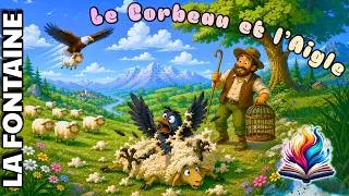 Miniature : Le Corbeau voulant imiter l’Aigle 🦅🐦 | Fable audio de La Fontaine (texte complet)