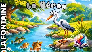 Miniature : Le Héron 🪶🐟 | Fable audio de La Fontaine (texte complet)