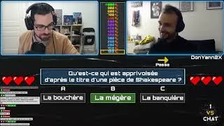 Miniature : 🚀[1 VS Chat]🔥Quiz !!! @donyann2x seul contre vous tous !