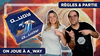 Miniature : ON JOUE À A_WAY ! Règles + Partie + Avis | Jeu de Société Blue Orange