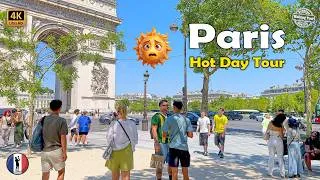 Miniature : 🇫🇷 Paris Hottest Week Ever 🔥 Hot Summer Day Walking Tour 4K 60fps