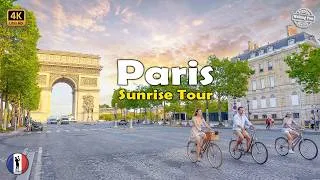 Miniature : 🇫🇷 A Paris You Have Never Seen - Sunrise Walking Tour - Champs-Élysées Before the Crowds - 4K 60fps