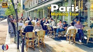 Miniature : 🇫🇷 What is a Saturday Morning in Paris Like? ☀️ Beautiful Sunny Walking Tour | 4K 60fps UHD
