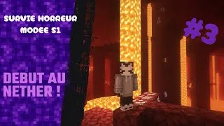 Miniature : DÉBUT DANS LE NETHER! MINECRAFT HORREUR MODEE SURVIE EP3 !
