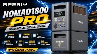 Miniature : STATION D’ÉNERGIE AFERIY NOMAD 1800 PRO PUISSANCE AUTONOMIE LIBERTÉ.