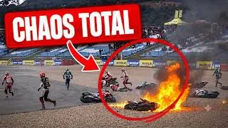 Miniature : Les 7 Moments les Plus CHAOTIQUES de MotoGP ⚠️ Quand MotoGP Échappe à Tout Contrôle