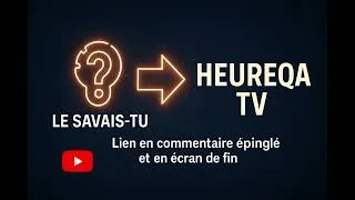 Miniature : 🎥Migration de la chaine sur "Heureqa TV" avec voix francaise - Lien en commentaire épinglé !🎥
