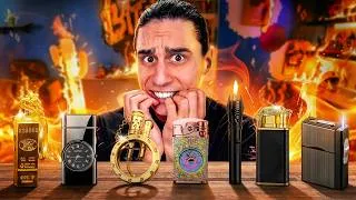 Miniature : JE TESTE DES BRIQUETS EXTRÊMES (et je prends feu)