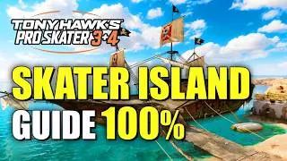 Miniature : THPS 3+4 - Skater Island - Tous les objectifs (Guide 100%)