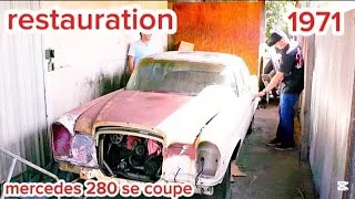 Miniature : Restauration de Mercedes 280 SE Coupe Modèle 1971