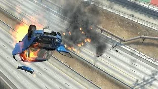 Miniature : BeamNG.Drive - Crash Compilations #1