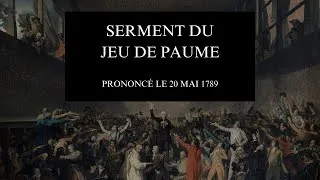 Miniature : Serment du Jeu de paume - 20 juin 1789