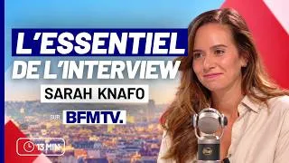 Miniature : Sarah Knafo : « À 2 000 € net, près de 500 € partent chaque mois pour la santé » | BFMTV