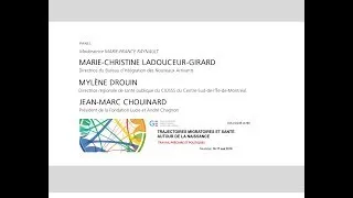Miniature : L'implication des organismes autour des problématiques du Colloque G3 Trajectoires migratoires