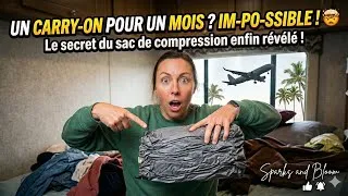 Miniature : Partir seulement avec un bagage carry-on, même pour des longs voyages avec les enfants.